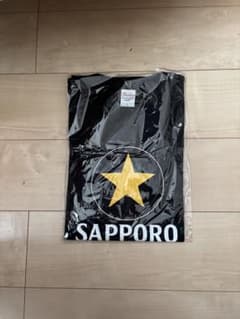 【非売品】 大特価！！SAPPORO 星デザインTシャツ　黒　大きめロゴのサムネイル