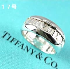 ●SALE●【ティファニー】アトラス　カーブ　エッジ　リング　１７号　1848 ○SALE○【ティファニー】アトラス カーブ エッジ リング 17号 1848