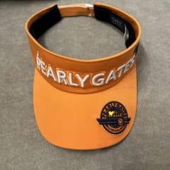 PEARLY GATES サンバイザー オレンジのサムネイル