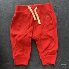 baby GAP 赤 リブ編み ボトムス 6-12ヶ月のサムネイル