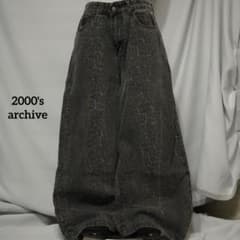 2000's archive leopard buggy denim y2k - メルカリ