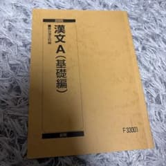 【10/8まで！！】漢文A（基礎編） 駿台漢文科編 2025 前期のサムネイル