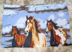 馬デザイン　ブランケット 　カバーのサムネイル