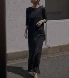 AMERI JACQUARD RUSSELL LACE DRESS ペチコート付 - メルカリ