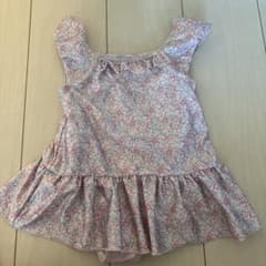 花柄 ワンピース水着 フリルデザインのサムネイル