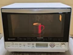 SHARP1000wインバータ高温熱風二段過熱水蒸気スチームオーブンレンジ