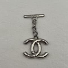 CHANEL シャネル ココマーク バッグチャーム キーホルダー シルバー