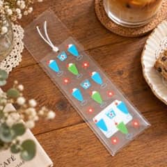 ［新品］クリームソーダ柄 透明しおりのサムネイル