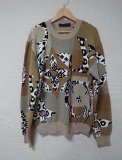即決値引可】Louis Vuitton フェアアイルパッチワーククルーネック 