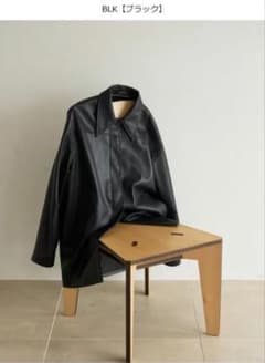 anuke Ecoleather Over Jacket BLK36のサムネイル