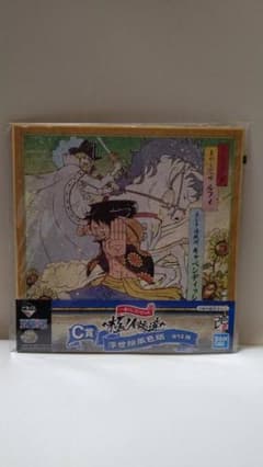 一番くじ　ワンピース　～極ノ剣豪達～　C賞　色紙　ルフィ　キャベンディッシュのサムネイル