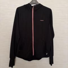HEAD レディース ラッシュガード パーカー ブラック×ピンク　Ｌのサムネイル