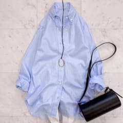 極美品✨ドゥーズィエムクラス NEW B.Dシャツ ボタンダウン ストライプ