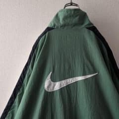 希少カラー☆90s ナイキ 両面刺繍ロゴ ナイロンジャケット XL - メルカリ