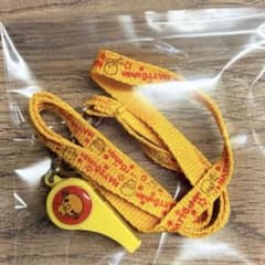 なっとうちゃん カラビナ付きホイッスル ストラップ　当時　平成のサムネイル