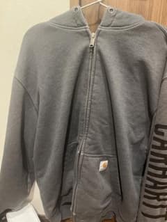 Carhartt ジップアップパーカー グレー Mサイズのサムネイル
