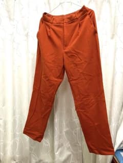 GU テーパードパンツ オレンジ XL 股下63のサムネイル