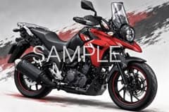 スズキ Vストローム250 デフォルメ アート 絵 バイク A4 変更可のサムネイル
