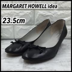 MARGARET HOWELL idea 가죽 리본 펌프스 23.5cm