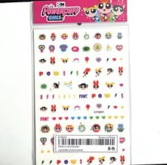 【新品未使用】パワーパフガールズ♡ネイルシールのサムネイル
