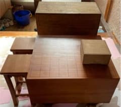 将棋盤　駒　駒置き　セットのサムネイル