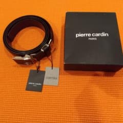 ピエールカルダン　メンズ　ベルト　革製　新品無使用のサムネイル