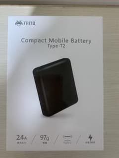 【新品未開封】コンパクトモバイルバッテリーType-T タイトー限定のサムネイル