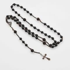 ヴィンテージ ロザリオ 黒珠 s2020 - メルカリ