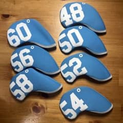 アイアン用 ヘッドカバー 48-60度 7個セットのサムネイル