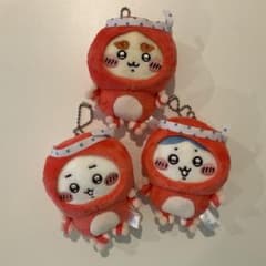 ちいかわ　ハチワレ　シーサー　たこイカくじ　D賞　マスコット　3点セットのサムネイル