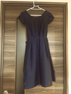 ネイビー バックリボン ドレスのサムネイル