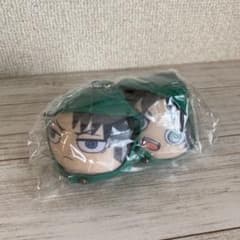 進撃の巨人 おまんじゅうにぎにぎ ぬいぐるみ クッション リヴァイ エレンのサムネイル