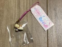 ハローキティ ストラップ 根付 ねつけ ケーキ KITTY&MIMMY 28th - メルカリ