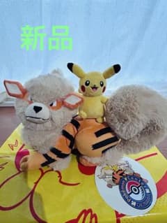 ポケモンセンターオキナワ限定 ウインディ ピカチュウ ぬいぐるみ 1