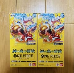 ワンピースカードゲーム 神の島の冒険2BOX テープカット - メルカリ