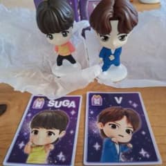 BTS TinyTAN 맥도날드 피규어 V SUGA 2개조 미국