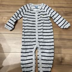 baby GAP ロンパース　ベロア　カバーオール　80のサムネイル