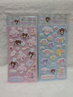 スピンズ　サンリオ　シュガーバニーズ ぷくぷくシール2種セットのサムネイル