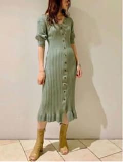 snidel フロントボタンニットワンピース　SNIDELのサムネイル