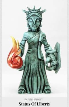 touma ソフビ　status of liberty 未開封のサムネイル