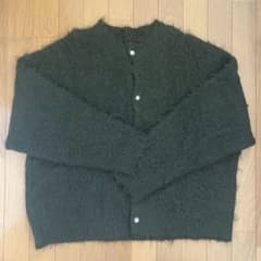 DAZY シャギーニット カーディガン オリーブのサムネイル