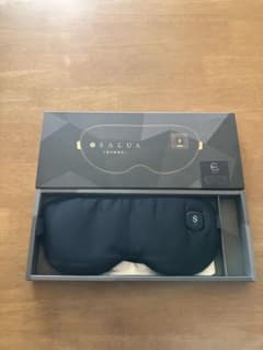 【SALUA】ホットアイマスク（ブラック）のサムネイル