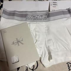 Jungkook CKJK ボクサーパンツ ホワイト Mサイズ　 原宿店限定 送料込新品 Jungkook CKJK ボクサーパンツ ホワイト M 原宿店限定