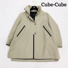 1453 極美品✨Cube-Cube ジャケット ベージュ チェック コート - メルカリ