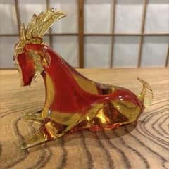 ムラーノガラス イタリア 馬の置物 美品 希少 - メルカリ