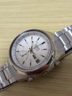 SEIKO フジツボ ビンテージ 自動巻きクロノグラフ 781189 OH済 SEIKO OH済 フジツボ ビンテージ 自動巻きクロノグラフ 781189 - メルカリ