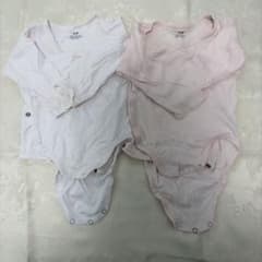 ロンパース　長袖肌着　２枚セット女の子　70のサムネイル