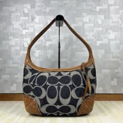Coach 12748 Signature Denim Hobo Bag - メルカリ