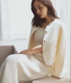 anuans カシミヤブレンドキャミソールニットワンピース - メルカリ