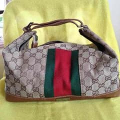GUCCI. GG xブラウンxジェリーセカンドバッグ、正規品のサムネイル